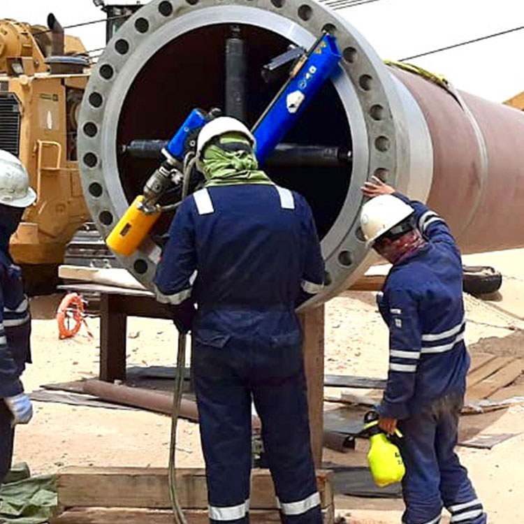 CLIMAX FF6300 Flange Facer, Piping System Flange Repair