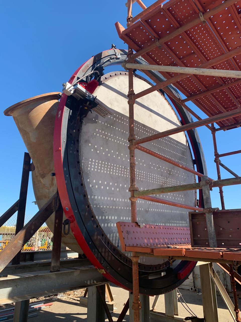 SPEED FACER™ OD Mount Flange Facer, Exchanger Repair