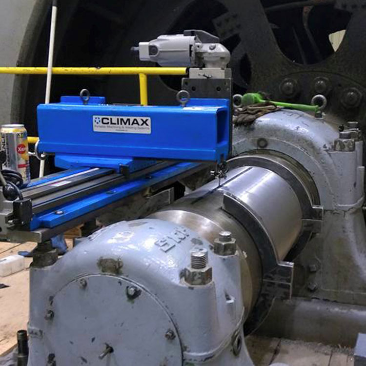 CLIMAX PM4000 Portable Milling Machine, Cutting Keyway