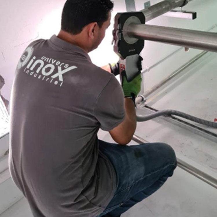 AXXAIR SATFX-115, Inline Welding of Pharmaceutical Tubes