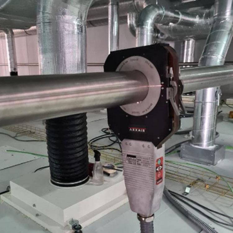 AXXAIR SATFX-115, Inline Welding of Pharmaceutical Tubes