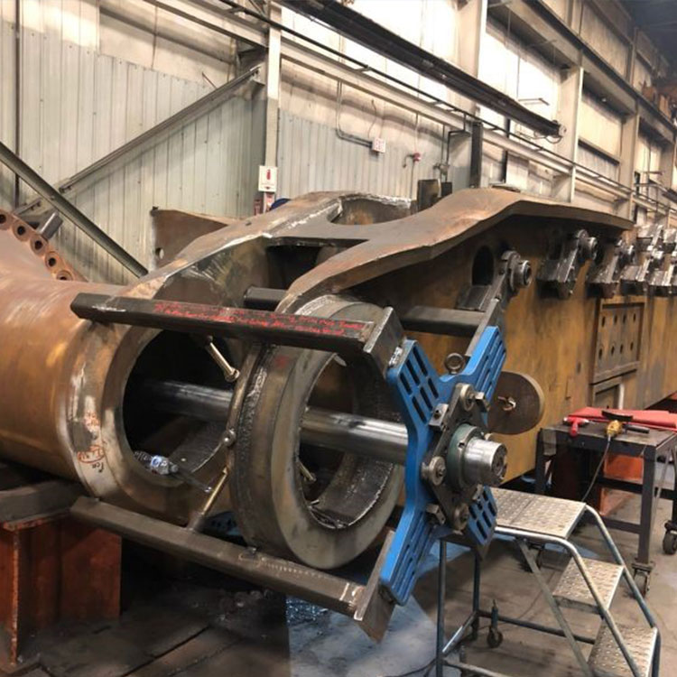 CLIMAX BB6100 Line Boring Machine, Shovel Side Frame Bore Repair