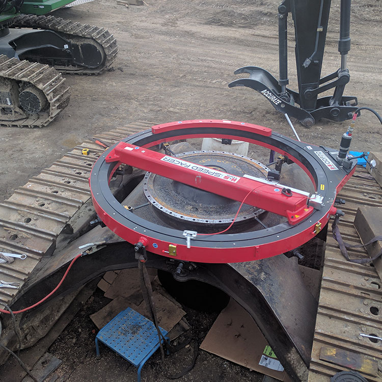 ODF70 SPEED FACER, Crane Pedestal Bearing Surface Repair