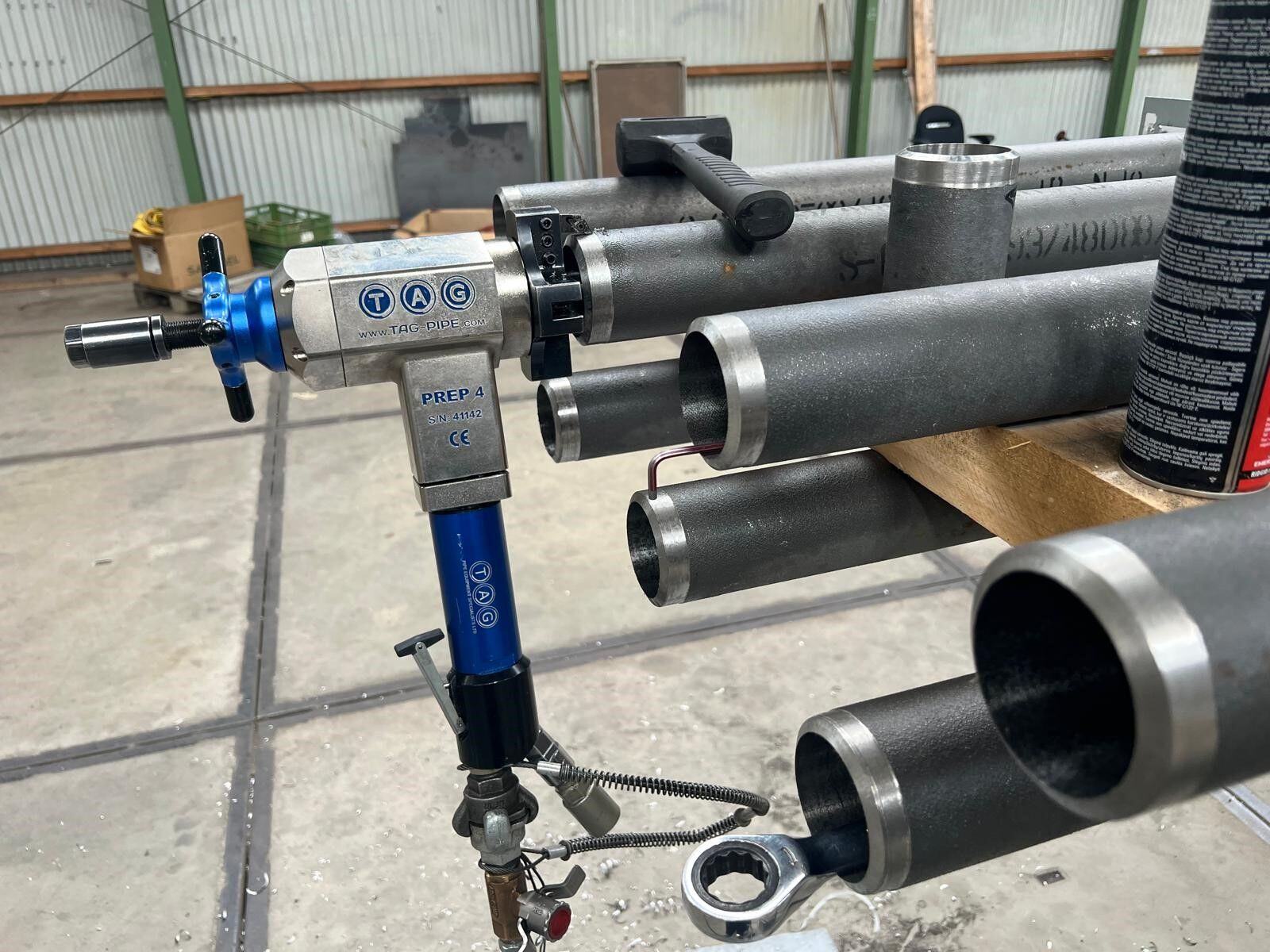 TAG PREP 4 Pipe Beveler